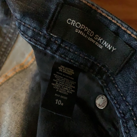 Express cropped skinny low rise size 10 regular jeans - Picture 5 of 6